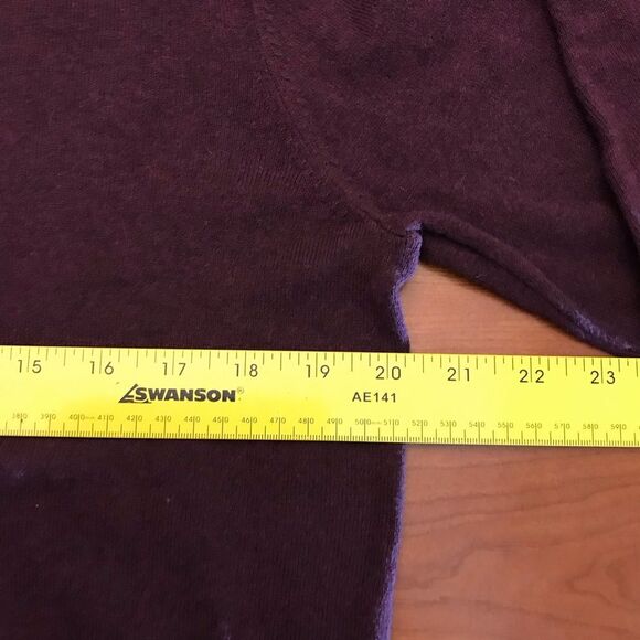 NWT Sonoma Mens Burgundy V-Neck Pullover Sweater Size Small - Picture 11 of 16